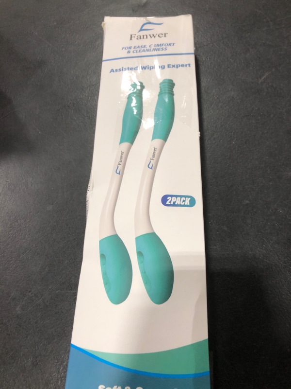 Photo 1 of Fanwer Toilet Aids for Wiping - 15.7" Long Reach Comfort Butt Wiper Tools - Bathroom Bottom Buddy Wiping Self Assist for Disabled,Elderly,Pregnant,Overweight People and Back Surgery Recovery (2 Pack)