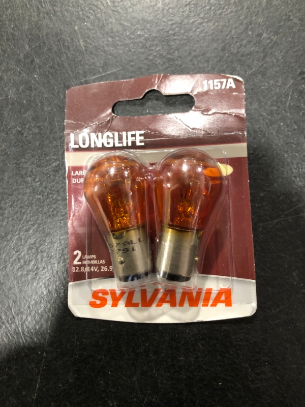 Photo 1 of SYLVANIA - 7440A Long Life Miniature - Amber Bulb, Ideal for Park and Turn Signals (Contains 2 Bulbs)