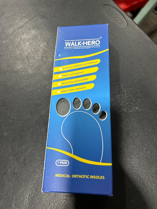 Photo 1 of Plantar Fasciitis Feet Insoles Arch Supports Orthotics Inserts Relieve Flat Feet, High Arch (Mens 5-5 1/2 | Womens 7-7 1/2)