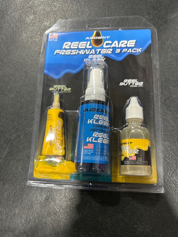 Photo 1 of Ardent Reel Care 3 Step Kit for Freshwater Fishing Reel Maintenance
