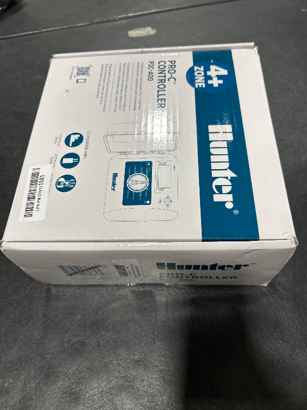 Photo 1 of Hunter Pro-C P2C-400 Indoor Outdoor Modular Controller 4-Station Base Timer Expandable to 32 Stations w/ Optional Expansion Modules - P2C400 Replaces PC400 and PC400i (P2C-400 with 4 Zones)