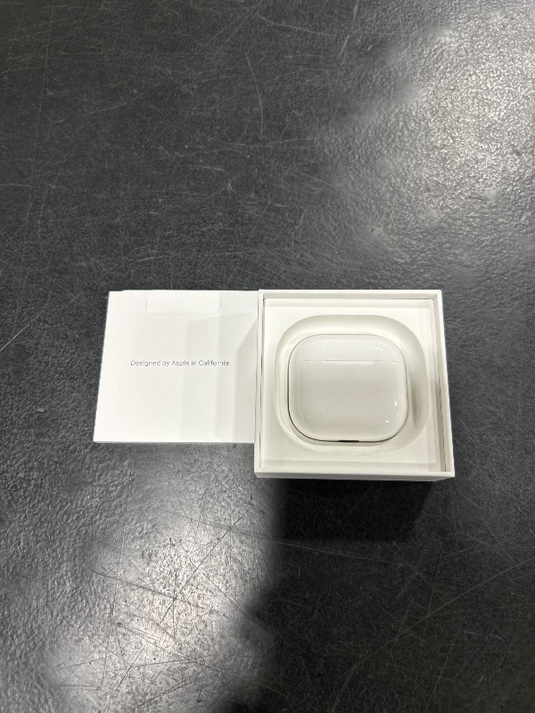 Photo 1 of Apple AirPods 4 Wireless Earbuds, Bluetooth Headphones, with Active Noise Cancellation, Adaptive Audio, Transparency Mode, Personalized Spatial Audio, USB-C Charging Case, Wireless Charging, H2 Chip