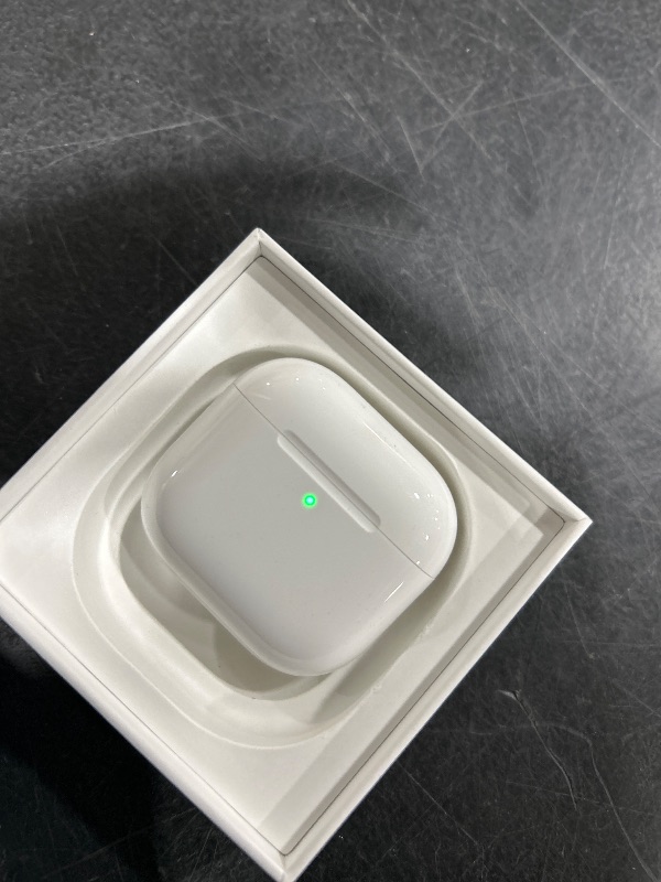 Photo 1 of Apple AirPods 4 Wireless Earbuds, Bluetooth Headphones, with Active Noise Cancellation, Adaptive Audio, Transparency Mode, Personalized Spatial Audio, USB-C Charging Case, Wireless Charging, H2 Chip