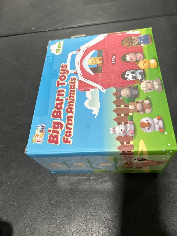 Photo 1 of Toddler Toys For 1 2 3 Years Old Boys And Girls, Big Barn Toy With Farm Animal, Toddler Educational Montessori Toys, Farm Pretend Playset Toy, Christmas Birthday Gift For Toddler Baby Boys Girls