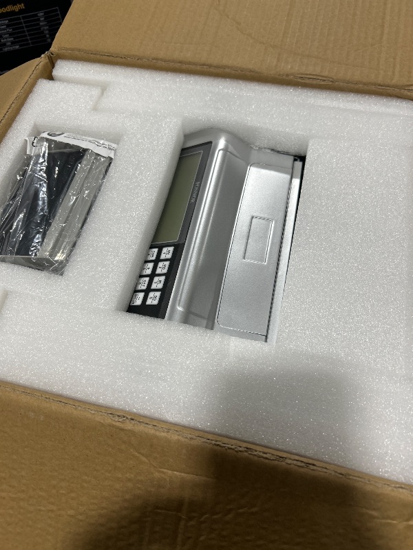 Photo 1 of PONNOR Money Counter Machine with Value Bill Count, Cash Counter for Dollar, Euro with UV/MG/IR/DD/DBL/HLF/CHN Counterfeit Detection, Add/Bat/Value Mode Bill Counting Machine with Large LCD Display