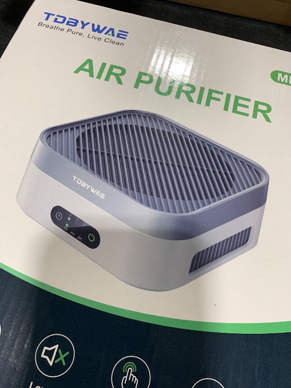 Photo 1 of Air Purifier for Home – True HEPA Filter for Pets, Smoke & Allergies | 600 Sq Ft Coverage | Ultra-Quiet & Portable for Bedroom/Travel
