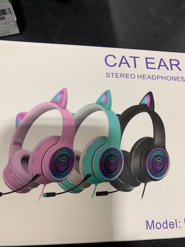 Photo 1 of Wireless Cat Ear Headphones, Pink Gaming Headset Bluetooth 5.0 for Smartphone, Retractable Mic, 50mm Drivers, RGB Lighting Headset with Mic (USB Dongle Not Included)
Visit the EASARS Store