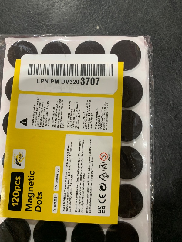 Photo 1 of 120 pcs magnetic dots