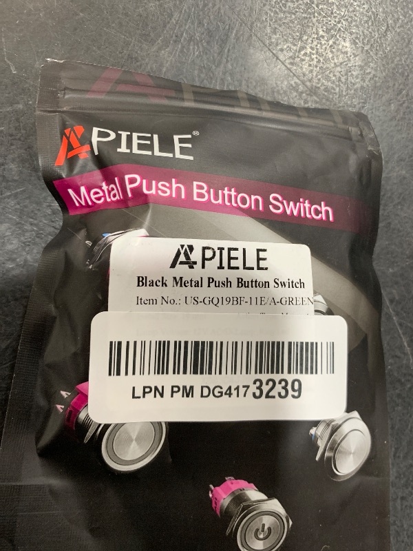 Photo 1 of metal push button switch 