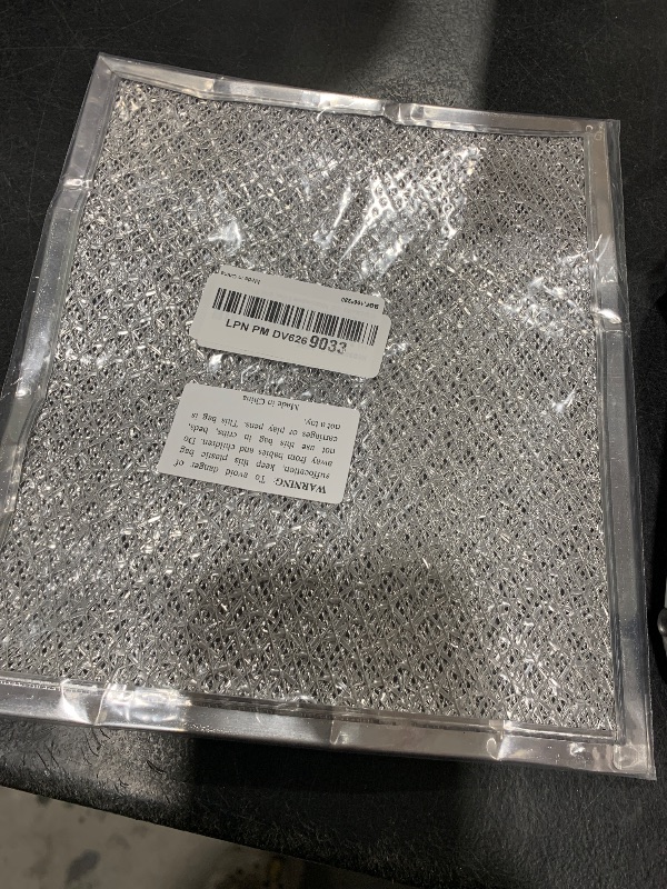 Photo 1 of Microwave Filter Replacement 9" x 7.72" Fits WB6X486 GE Microwave Filter and Frigidaire 5304408977 - Aluminum Mesh Screen Grease Filter - Filters Air Entering Over the Range Oven Vent Fan