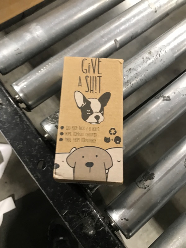 Photo 1 of 100% Certified Home Compostable Dog Poop Bags - 10% to Charity - ASTM D6400 & EN 13432 Compliant - 120 x Plant Based Compostable Poop Bags (8 Rolls)