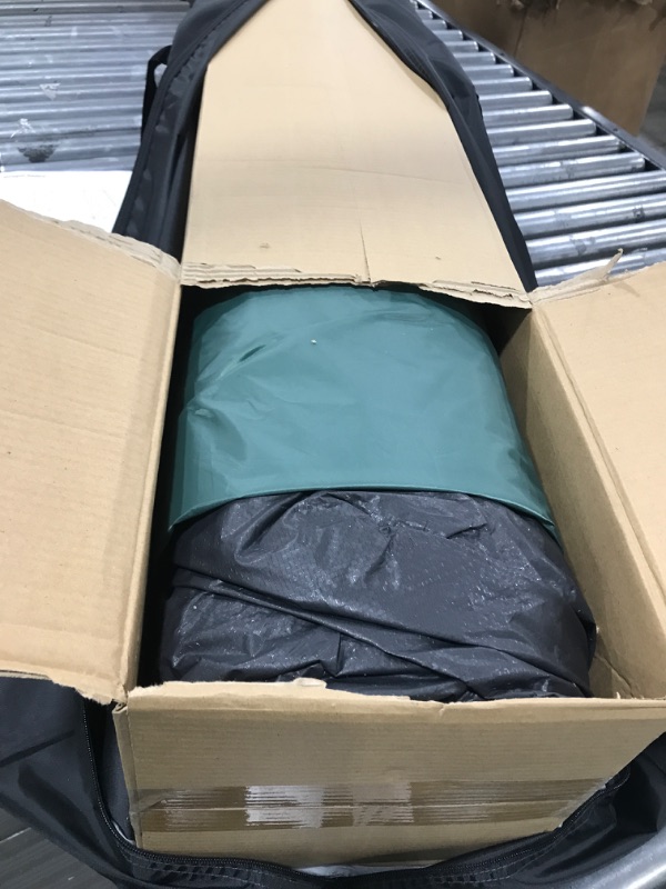 Photo 1 of Amazon Basics 10-Person Instant Camping Tent with Rainfly, Weather-Resistant, Quick Setup, Green