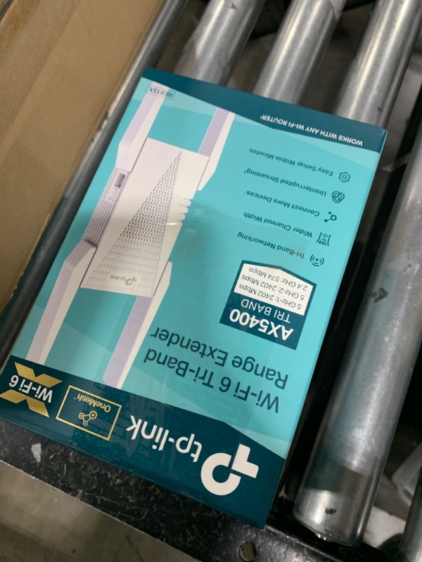 Photo 1 of TP-Link AX5400 WiFi 6 Range Extender with Ethernet Port | Internet Signal Booster for Home | Tri-Band Wireless Repeater Amplifier | Built In Access Point Mode | APP Setup | OneMesh Compatible (RE815X)