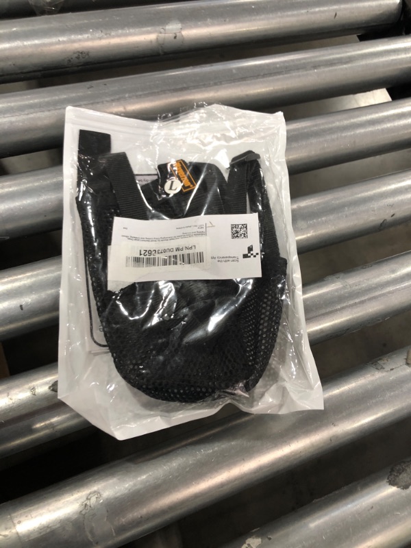 Photo 1 of Mayerzon Dog Muzzle, Patented Soft Mesh Muzzle for Small Medium Large Dogs for Scavenging Biting Licking and Chewing, Allows to Pant and Drink (L, Black)