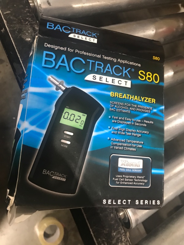 Photo 1 of BACtrack S80 Breathalyzer | Professional-Grade Accuracy | DOT & NHTSA Approved | FDA 510(k) Cleared | Portable Breath Alcohol Tester for Personal & Professional Use