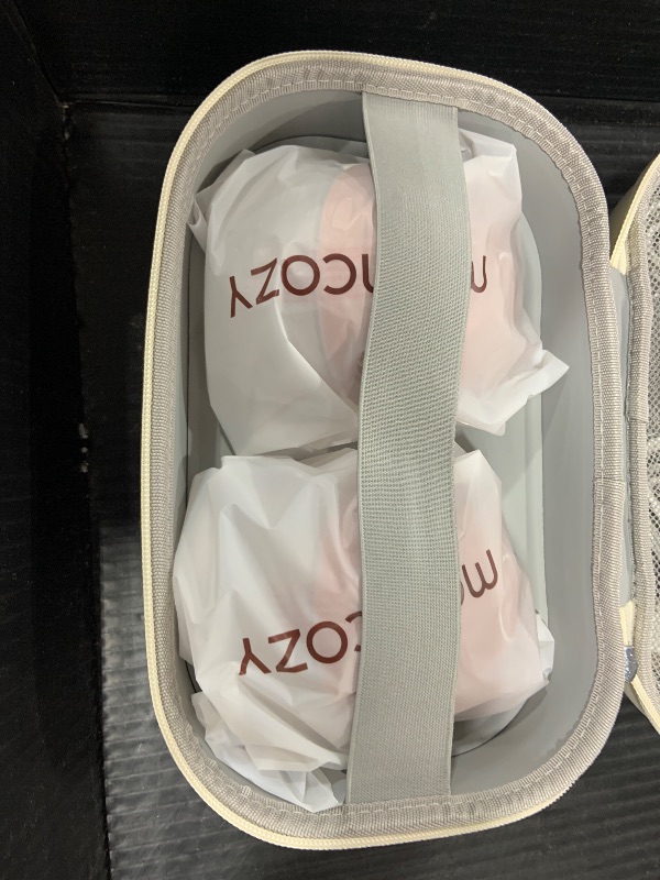 Photo 1 of Momcozy Breast Pump Hands Free Upgraded Mobile Flow | M9, App Discreet Control with Personalized Multi-Modes & 15 Levels, Wearable Breast Pump 24mm, 2 Pack Cozy Red