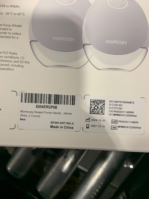 Photo 1 of Momcozy Breast Pump Hands Free Upgraded Mobile Flow | M9, App Discreet Control with Personalized Multi-Modes & 15 Levels, Wearable Breast Pump 24mm, 2 Pack Cozy Red