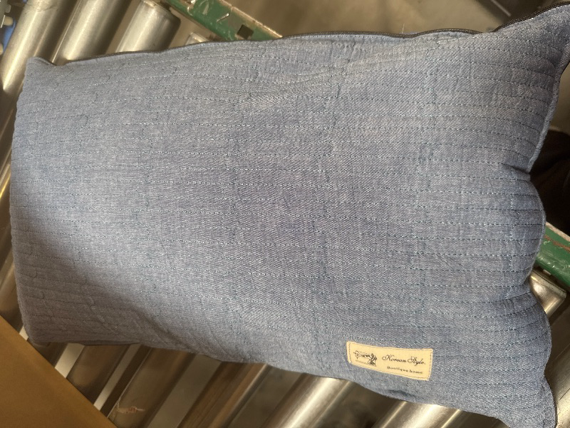 Photo 1 of Buckwheat Pillow with Pillowcase, Adjustable Pillow , Buckwheat Neck Pillow for Side Back Sleepers, Buckwheat Pillows for Sleeping with Firm Support