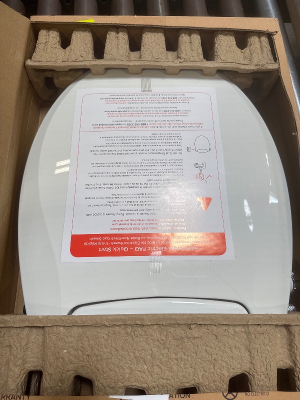 Photo 1 of Brondell Swash Bidet Toilet Seat, Non-Electric, Dual Temperature, Fits Round Toilets, White – Dual Nozzle System – with Easy Installation
