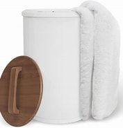 Photo 1 of SAMEAT Large Towel Warmer for Bathroom - Heated Towel Warmers Bucket, Wooden Lid, Auto Shut Off, Fits Up to Two 40"X70" Oversized Towels, Best Ideals
