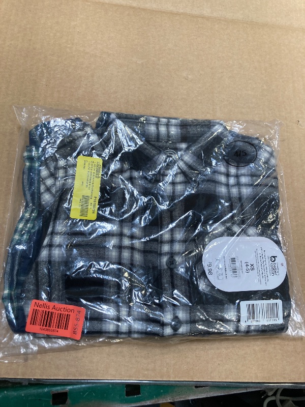 Photo 1 of  Mens Flannel Shirts Long Sleeve Button Down Shirt size xs 