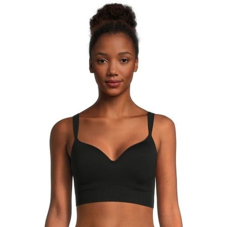 Photo 1 of Avia Women S Medium Support Molded Plunge Sports Bra Size m

