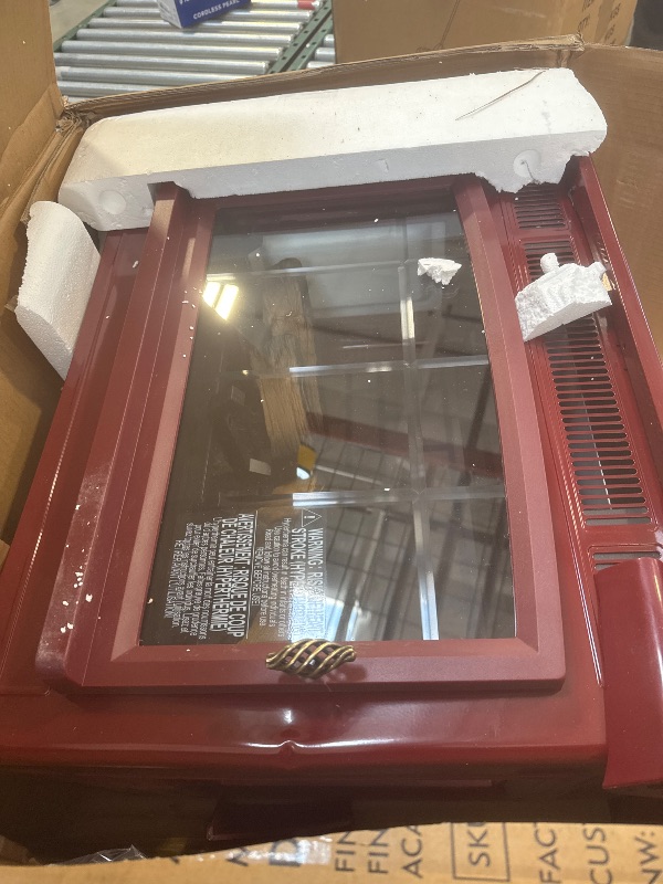 Photo 1 of duraflame Freestanding Electric Fireplace Stove Heater with 3D Flame Effect for 1,000 Sq. Ft. Cinnamon