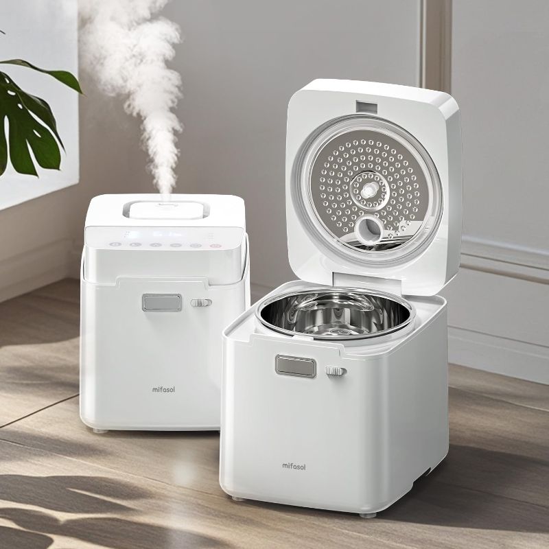 Photo 1 of Mifasol Stainless Steel Humidifier, Warm Mist, 3.3L/0.87Gal, Large Room, 1000 sq ft, Healthy, Bedroom, Baby, Living Room, Office