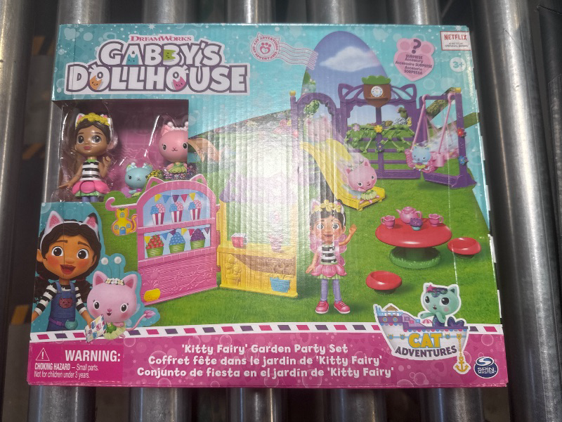 Photo 1 of Gabby’s Dollhouse, Kitty Fairy Garden Party, 18-Piece Playset with 3 Toy Figures, Surprise Toys & Dollhouse Accessories, Kids Toys for Girls & Boys 3+