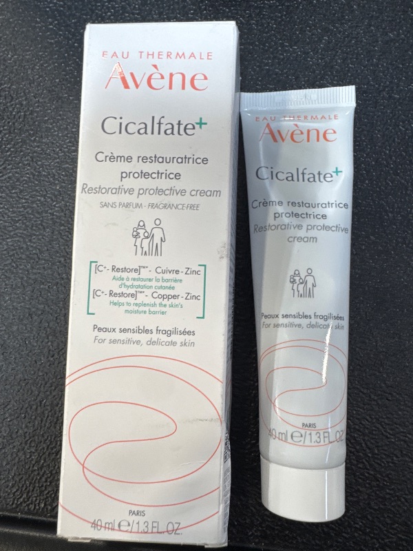 Photo 1 of Avène Cicalfate+ Restorative Protective Cream, postbiotic skincare for sensitive skin, helps restore skin barrier, face and body, safe for infants, children and adults, 1.3 Fl Oz