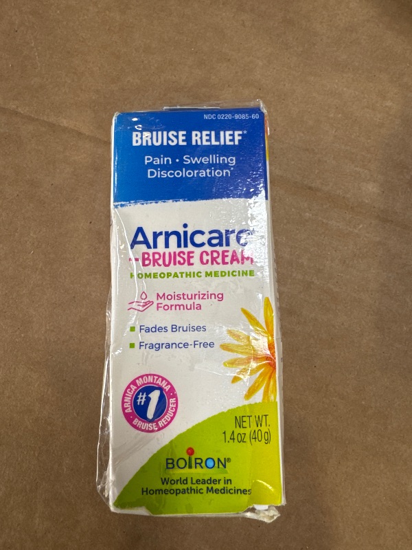 Photo 1 of Boiron Arnicare Bruise Cream for Pain Relief from Bruising and Swelling or Discoloration from Injury - 1.4 oz
