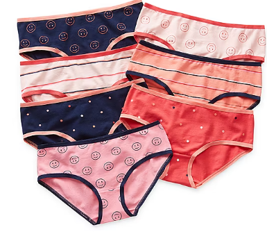 Photo 1 of Thereabouts tle & Big Girls 7 Pack Hipster Panty
 SIZE 20.5 Plus