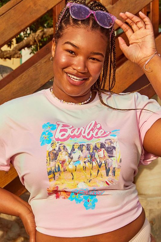 Photo 1 of Plus Size Barbie Graphic Tee Large

