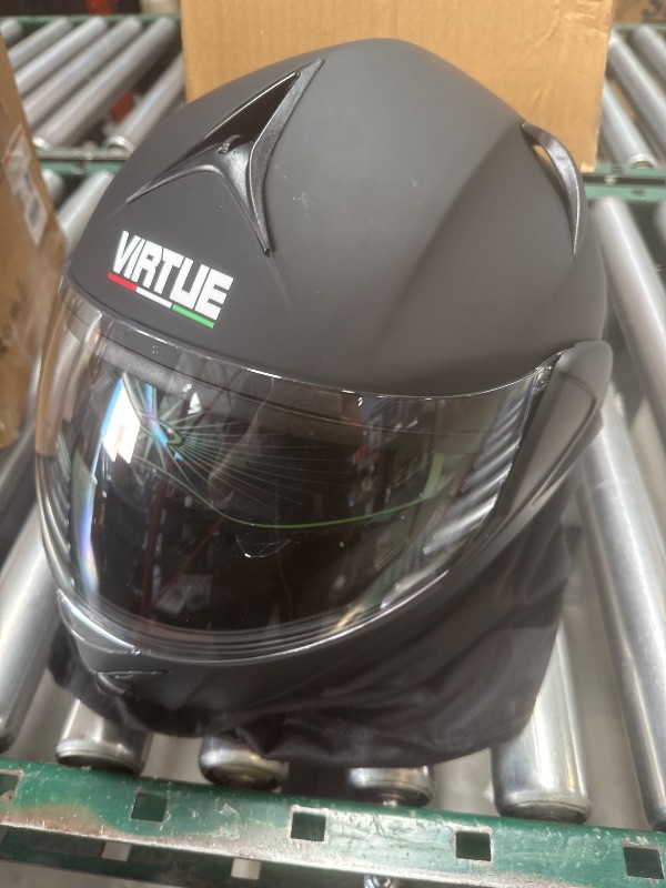 Photo 1 of Virtue Motorcycle Helmet with Wireless Earphone Size Med 