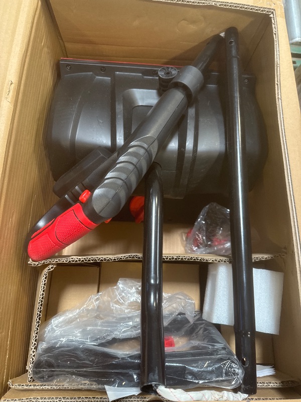 Photo 1 of MZK Cordless Snow Shovel, 20V 13-Inch Battery Powered Snow Thrower, Battery Snow Blower with Directional Plate & Adjustable Front Handle(4.0Ah Li-ion Battery & Fast Charger Included)
