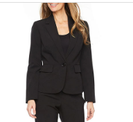 Photo 1 of Le Suit  Blazer , Size 14, Black
