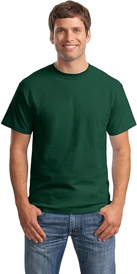 Photo 1 of Hanes Short Sleeve Beefy T-Shirt -Forest Green Large
