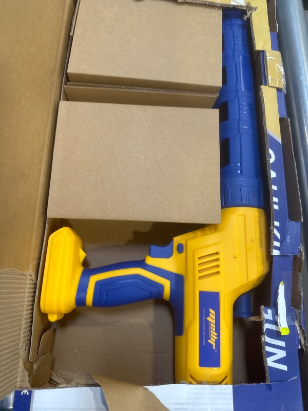 Photo 1 of Cordless Caulking Gun Compatible with DeWalt 20V MAX Battery, 10oz Electric Caulk And Adhesive Gun with 5 Speed,Changeable Canister Tray, Anti-Drip, Auto Retract, LED Light for Filling, Sealing
