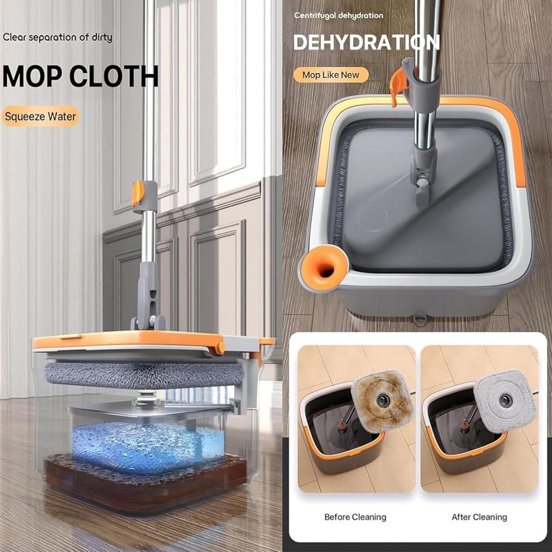 Photo 1 of Spin Mop and Bucket Set