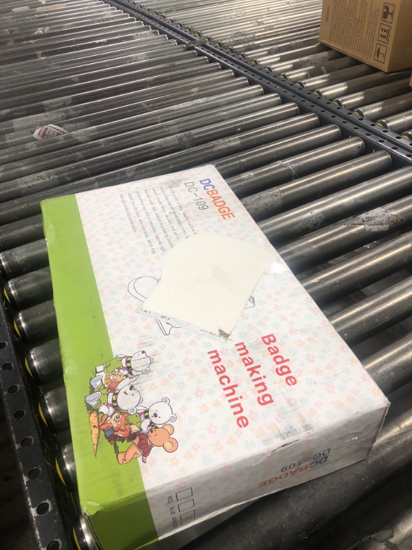 Photo 1 of Square Photo Magnet Button Maker Kit - 2'' x 2'' Button Press Machine with 100 Set Square Magnet Button Making Supplies, DIY Square Fridge Magnet Badge Button, for Crafting, Home Use, Business