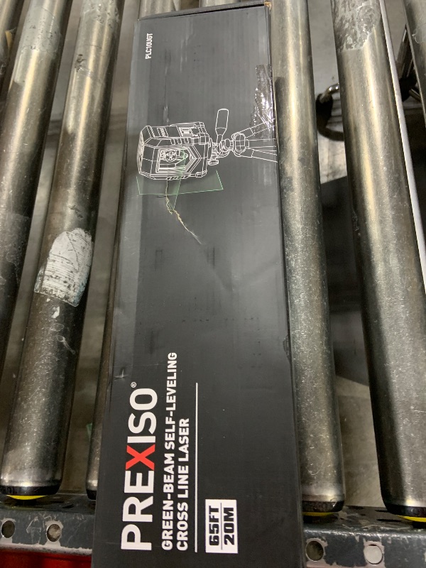 Photo 1 of PREXISO Laser Level with Tripod, 65Ft Self Leveling Cross Line Laser Level, Green Line leveler Tool for Hanging Pictures, Home Renovation with LED Indicator & 2 AA Batteries (26 inch Tripod)