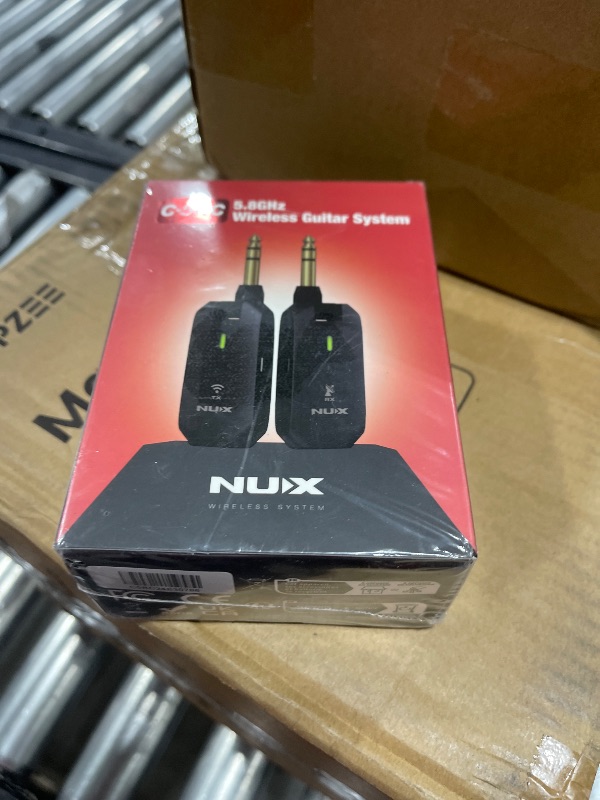 Photo 1 of NUX C-5RC 5.8GHz Wireless Guitar System for Active or Passive Pickup Guitar, Charging Case included, UHF Guitar Wireless Transmitter Receiver Low Interference, Auto Match