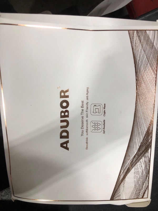 Photo 1 of Adubor Silk Pillow Case, 23 Momme 6A Grade Fibers, 900 Thread Count, Mulberry Silk Pillow Case for Hair and Skin Health, with Hidden Zipper (King 20''×40'', Lvory White, 1PC)