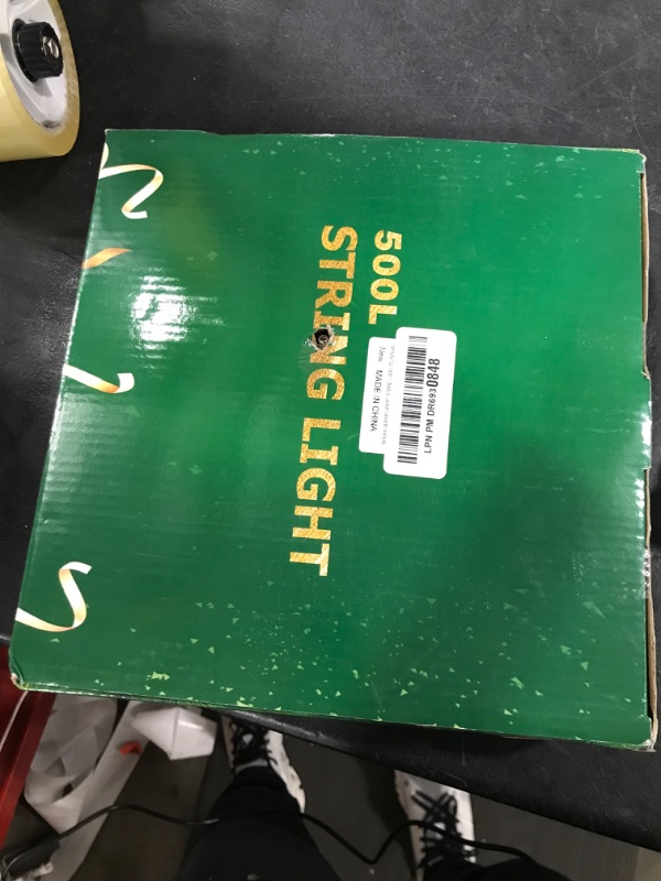 Photo 1 of MYGOTO 165FT 500LED String Lights LED Starry Fairy Light, Twinkle String Lights Decorative Lights with 8 Modes 30V Plug in for Wedding,Patio,Gate,Party Indoor Outdoor Decoration (Warm White)