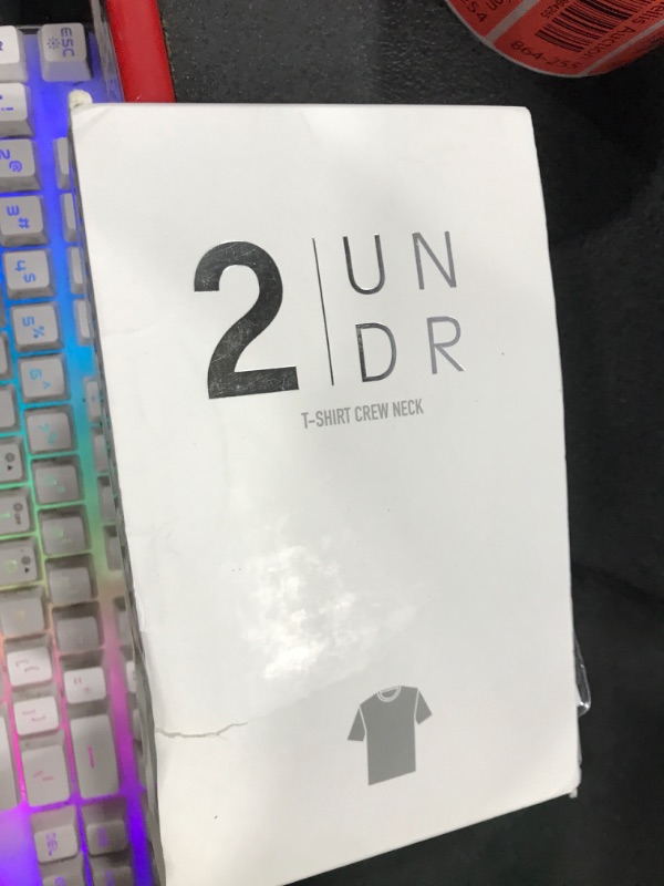 Photo 1 of 2UNDR Men's Luxury Crew Neck Tees (White, Large)