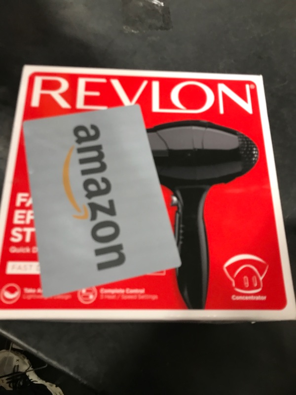 Photo 1 of Revlon 1875 Watt Full-Size Turbo Dryer, Black