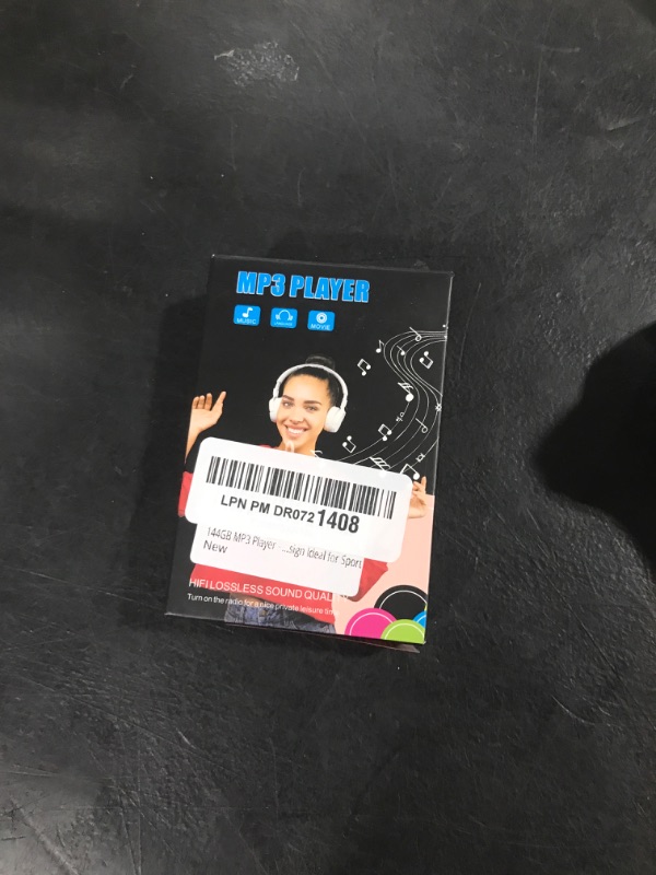 Photo 1 of 144GB MP3 Player - Music Player with Bluetooth 5.2 HiFi Sound Shuffle Single Loop FM Radio Built-in HD Speaker Voice Recorder Mini Design Ideal for Sport