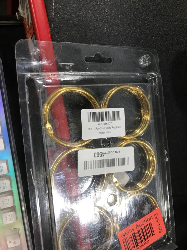 Photo 1 of 24 Pack Shower Curtain Rings,Rust Proof Shower Curtain Hooks for Bathroom,Circular Decorative Shower Curtain Rings and Hooks for Shower Rod,Metal Rings for Shower Curtain,Loose Leaf Rings(Gold)