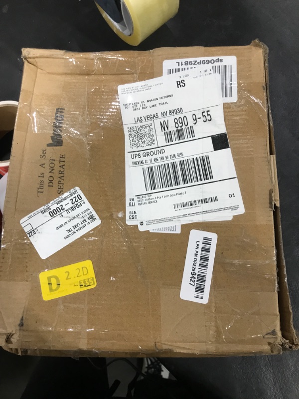 Photo 1 of Wettarn 9 Pcs 7 Inch Gold Plastic Trophy Cup Bulk Participation Trophy Award for Sports Tournaments Football Soccer Baseball Competition Achievement Prize Party Favors