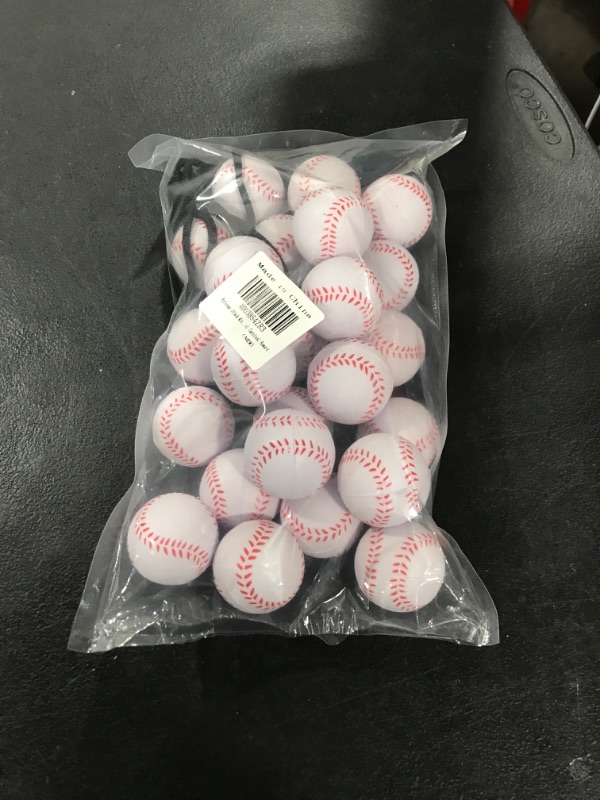 Photo 1 of Erinnmy 24Pack Mini Baseball,Small Foam Baseball Stress Ball,Mini Sports Stress Balls,1.6 Inch Mini Baseballs for Kids,Mini Foam Sports Ball,Sports Theme Party Favors School Carnival Reward